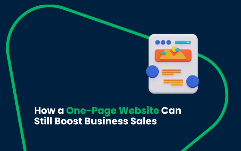 How a One-Page Website Can Still Boost Business Sales